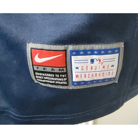 Vintage Nike Alex Rodriguez New York Yankees Blue MLB Jersey Sz L See DISCLOSURE - Picture 3 of 10